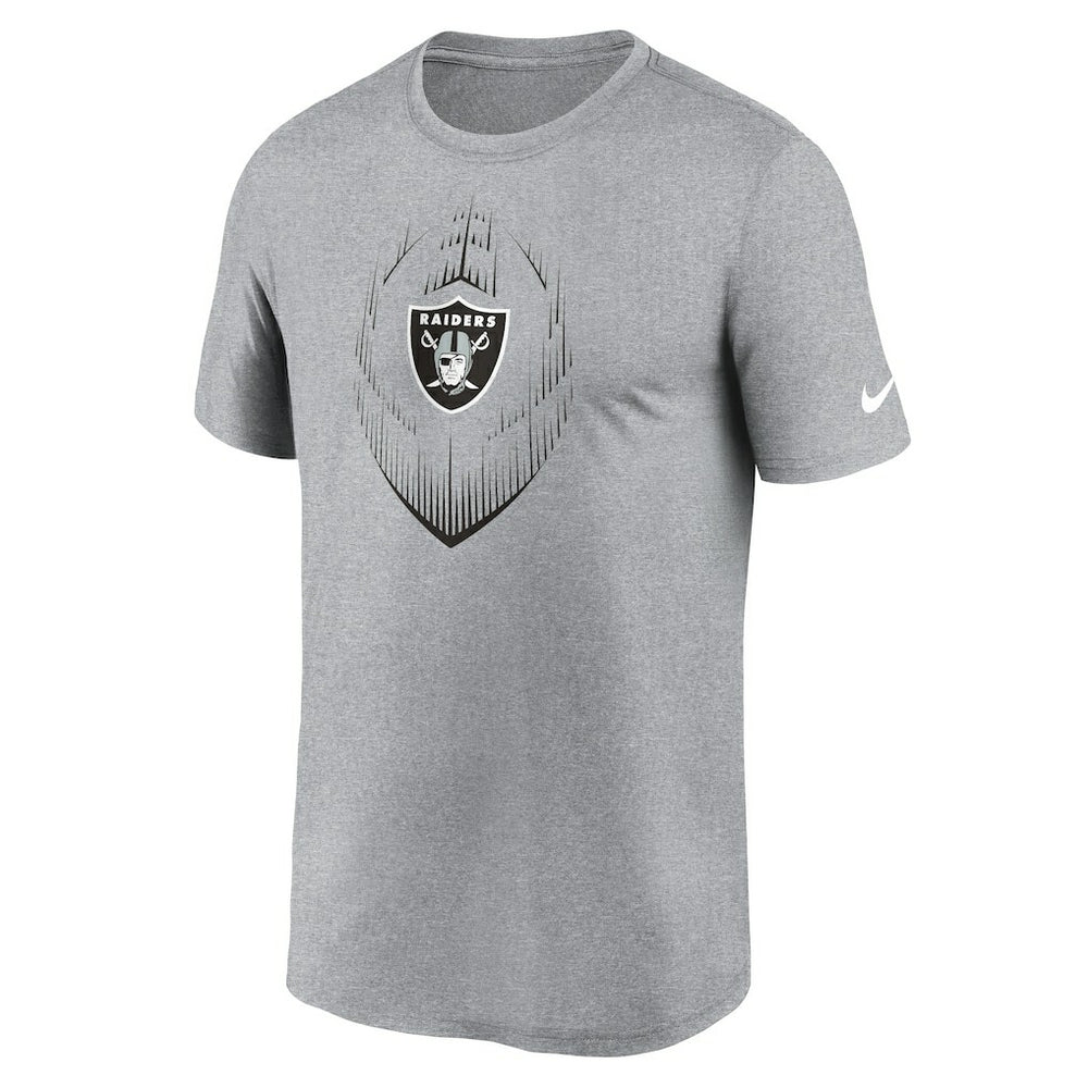 Las Vegas Raiders Primetime Legend Icon Performance T-Shirt - Heather Gray | Nike for sale