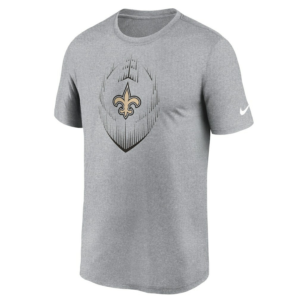 New Orleans Saints Primetime Legend Icon Performance T-Shirt - Heather Gray | Nike for sale