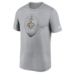 New Orleans Saints Primetime Legend Icon Performance T-Shirt - Heather Gray | Nike for sale