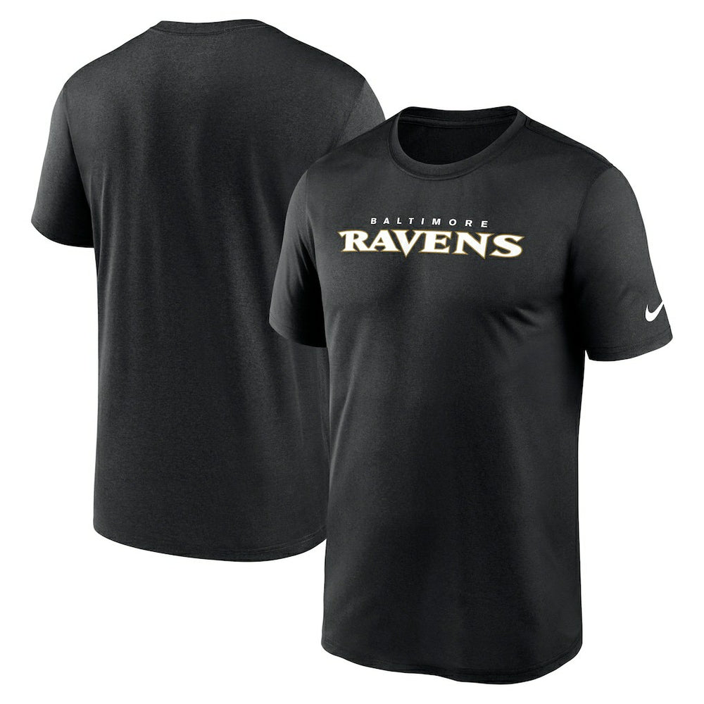 Baltimore Ravens Primetime Legend Wordmark Performance T-Shirt - Black | Nike sale