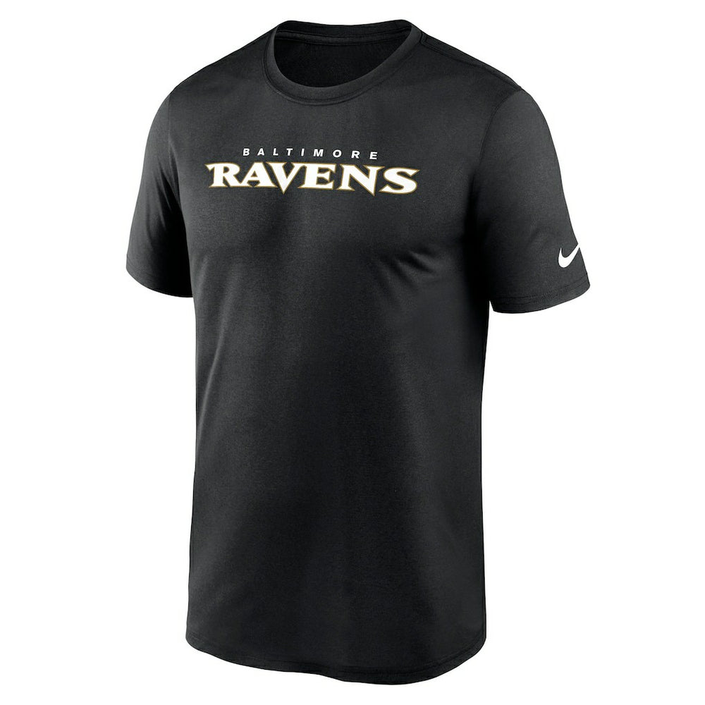Baltimore Ravens Primetime Legend Wordmark Performance T-Shirt - Black | Nike sale