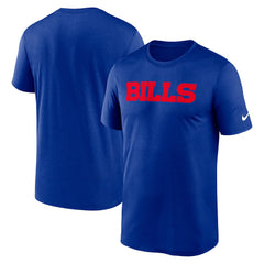 Buffalo Bills Primetime Legend Wordmark Performance T-Shirt - Royal | Nike outlet
