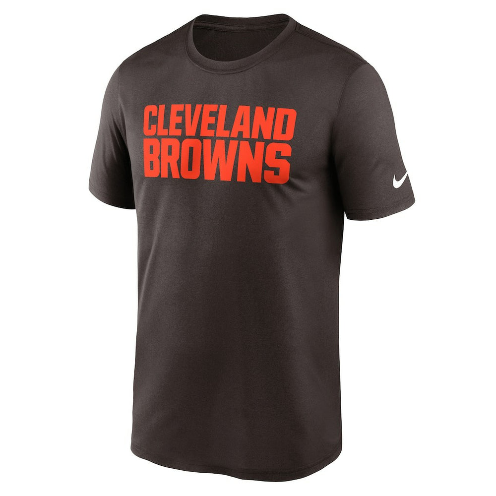 Cleveland Browns Primetime Legend Wordmark Performance T-Shirt - Brown | Nike outlet