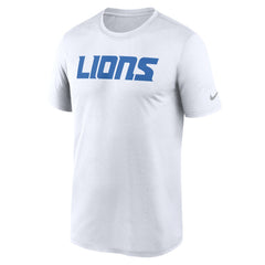 Detroit Lions Primetime Legend Wordmark Performance T-Shirt - White | Nike cheap