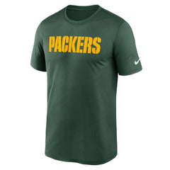 Green Bay Packers Primetime Legend Wordmark Performance T-Shirt - Green | Nike discount