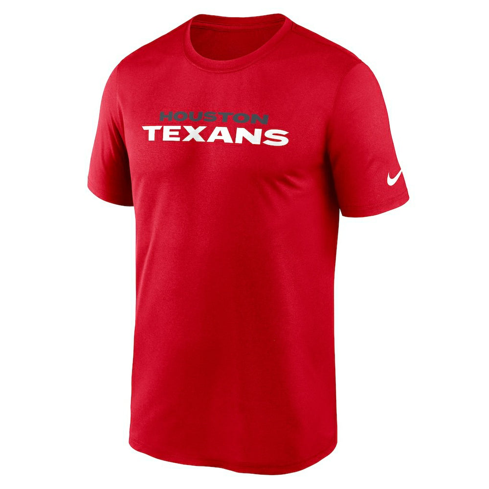 Houston Texans Primetime Legend Wordmark Performance T-Shirt - Red | Nike outlet