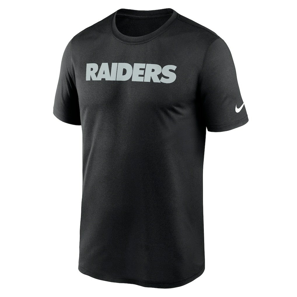 Las Vegas Raiders Primetime Legend Wordmark Performance T-Shirt - Black | Nike discount