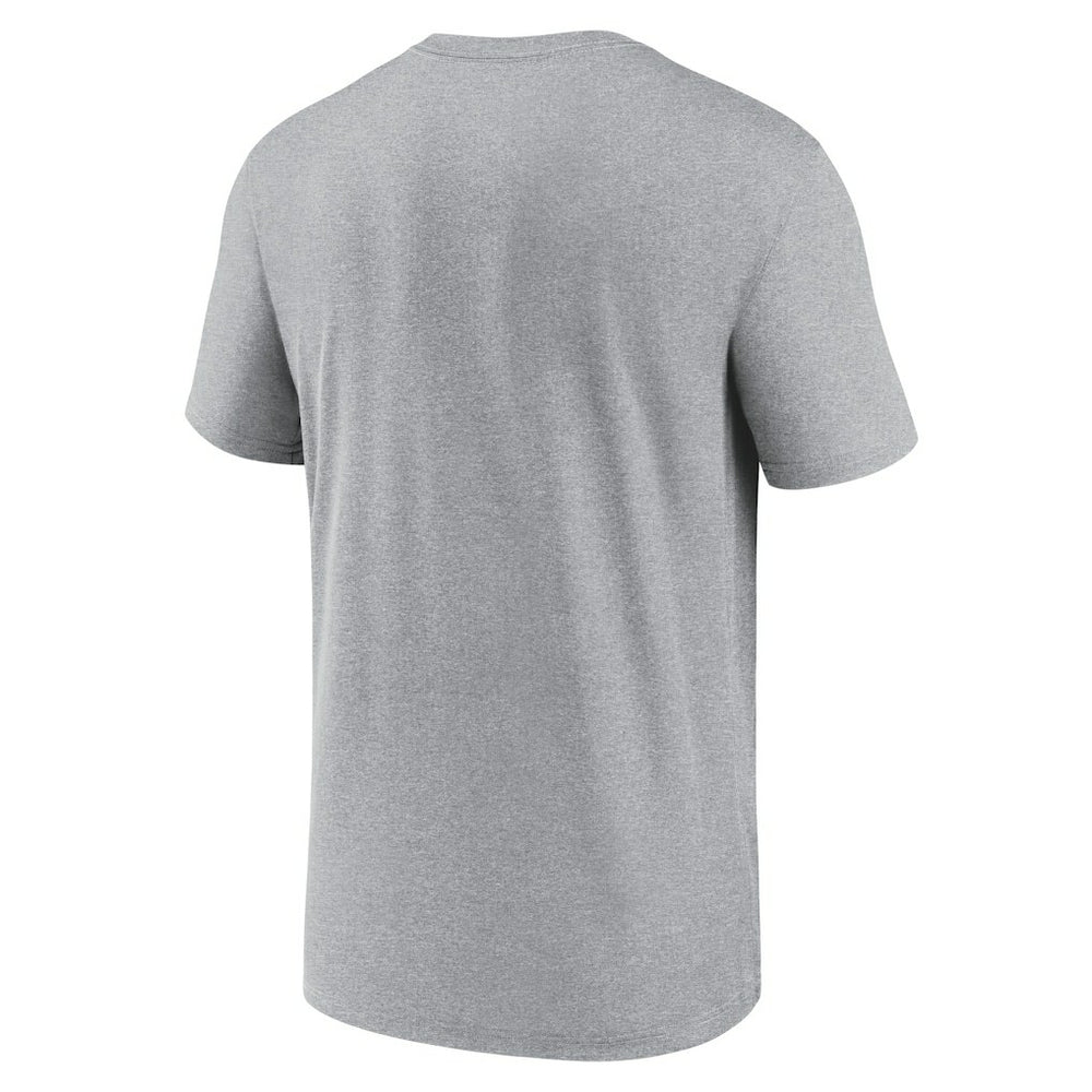 Las Vegas Raiders Primetime Legend Wordmark Performance T-Shirt - Heather Gray | Nike for sale