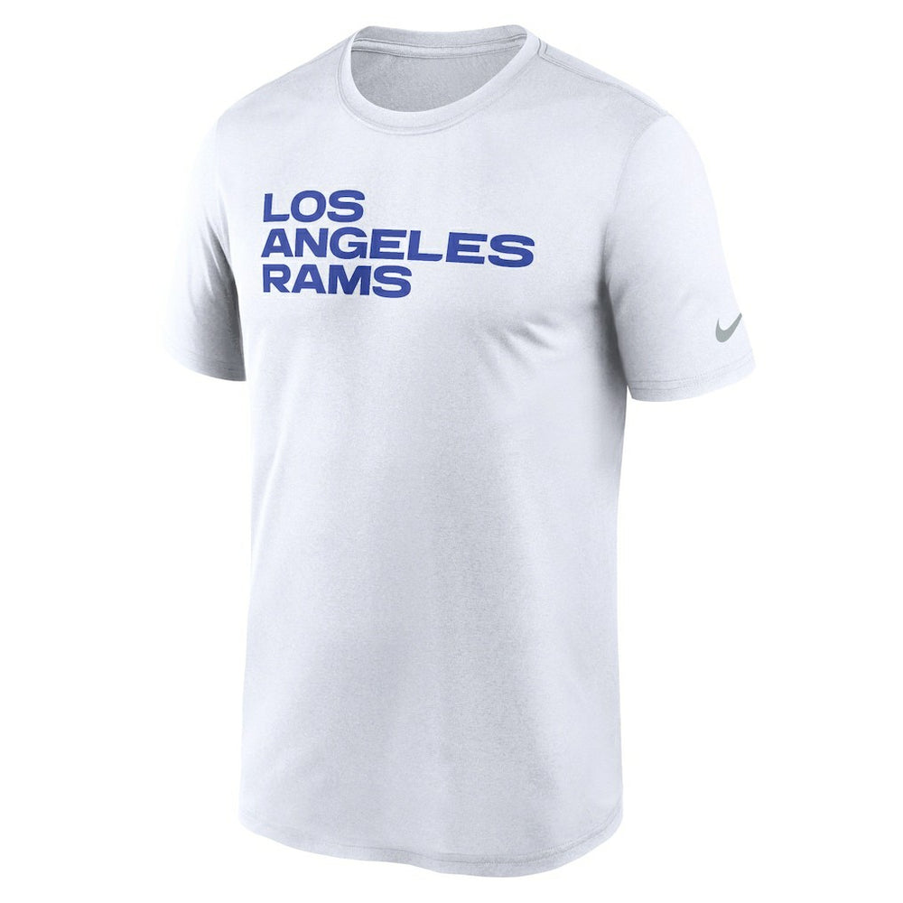 Los Angeles Rams Primetime Legend Wordmark Performance T-Shirt - White | Nike cheap