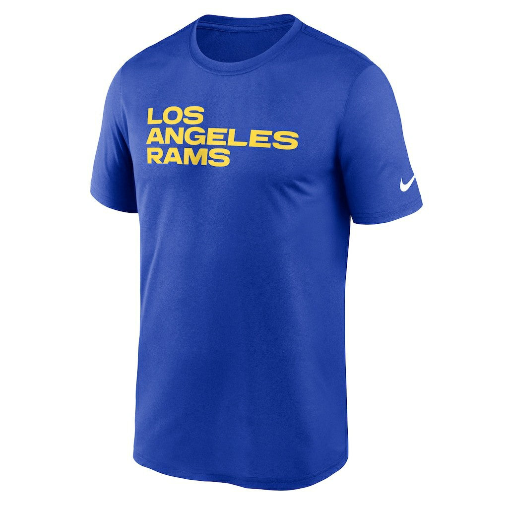 Los Angeles Rams Primetime Legend Wordmark Performance T-Shirt - Royal | Nike sale