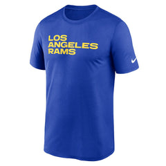 Los Angeles Rams Primetime Legend Wordmark Performance T-Shirt - Royal | Nike sale
