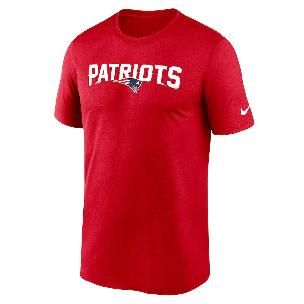New England Patriots Primetime Legend Wordmark Performance T-Shirt - Red | Nike for sale