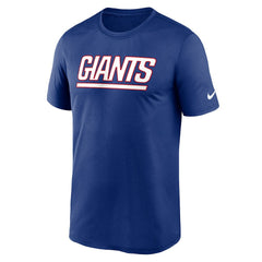 New York Giants Primetime Legend Wordmark Performance T-Shirt - Royal | Nike online