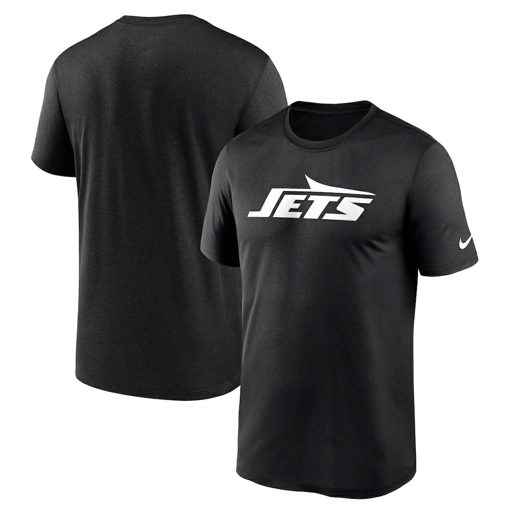 New York Jets Primetime Legend Wordmark Performance T-Shirt - Black | Nike on sale
