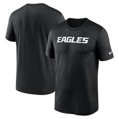 Philadelphia Eagles Primetime Legend Wordmark Performance T-Shirt - Black | Nike discount