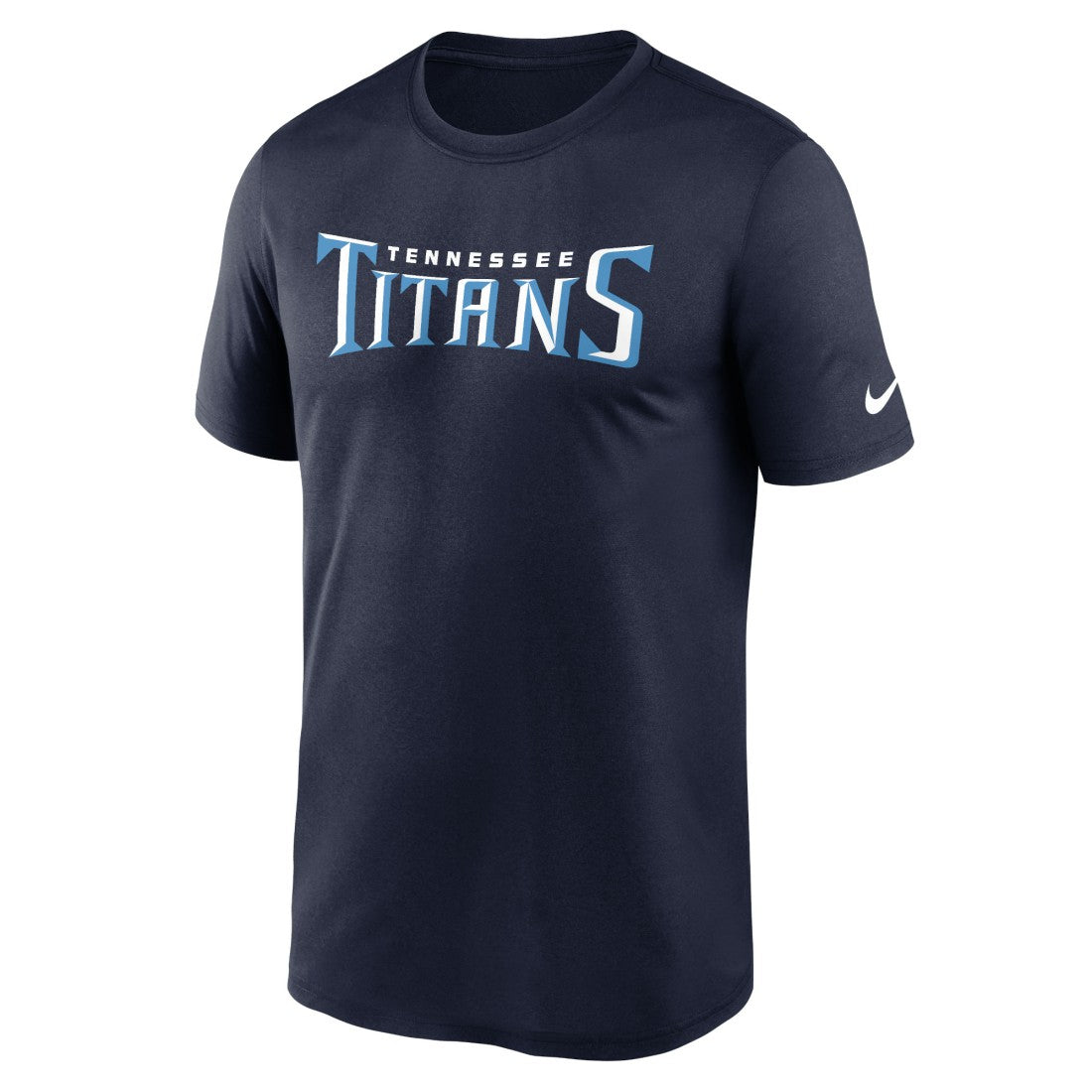 Tennessee Titans Primetime Legend Wordmark Performance T-Shirt - Navy | Nike for sale