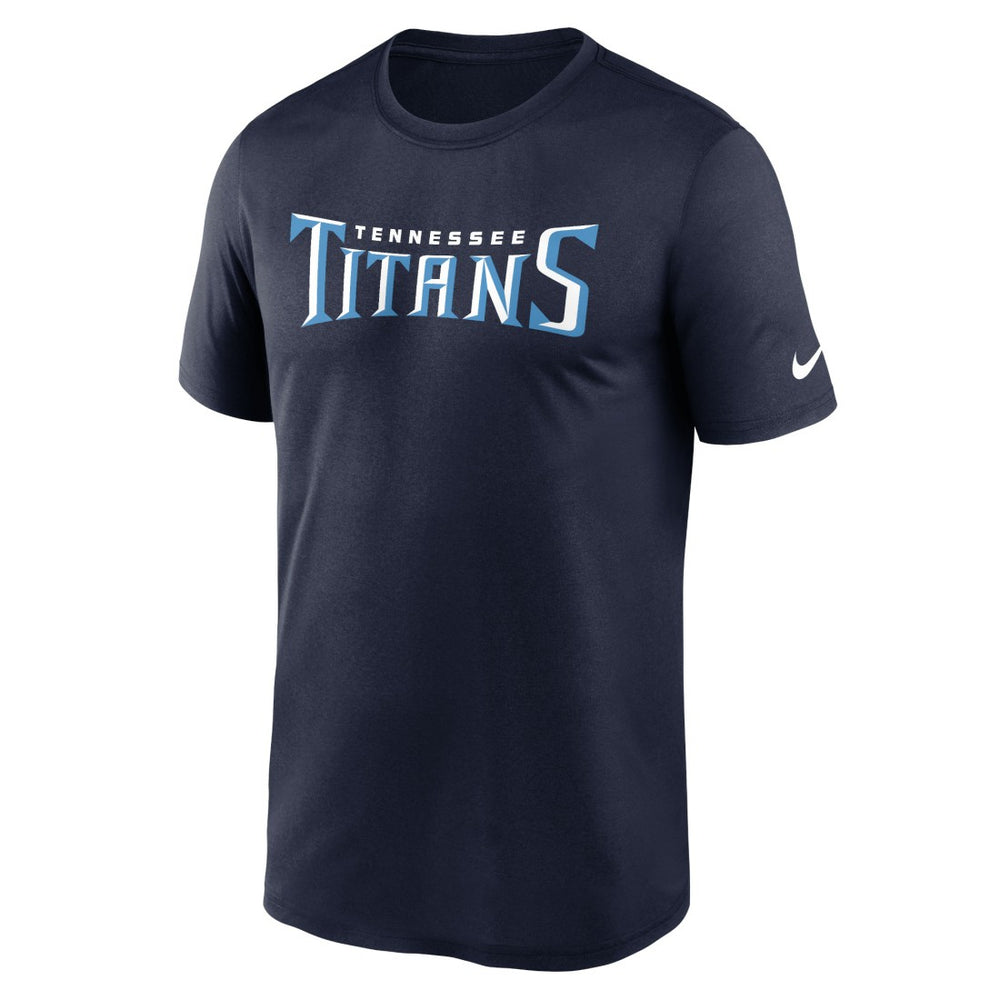 Tennessee Titans Primetime Legend Wordmark Performance T-Shirt - Navy | Nike for sale