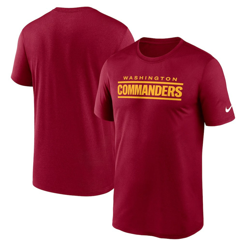 Washington Commanders Primetime Legend Wordmark Performance T-Shirt - Burgundy | Nike cheap