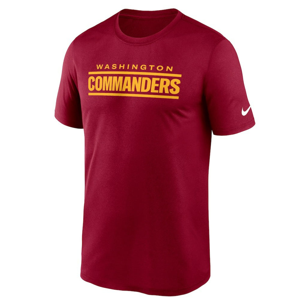 Washington Commanders Primetime Legend Wordmark Performance T-Shirt - Burgundy | Nike cheap