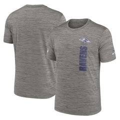 Baltimore Ravens Sideline Velocity Dri-FIT T-Shirt - Gray | Nike for sale