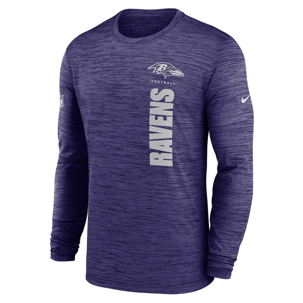 Baltimore Ravens Sideline Velocity Dri-FIT Long Sleeve T-Shirt - Purple | Nike sale