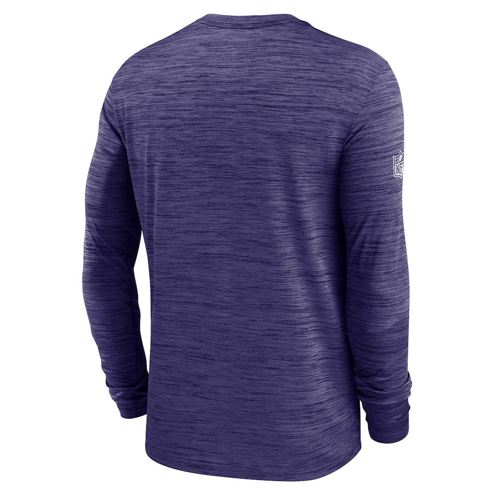 Baltimore Ravens Sideline Velocity Dri-FIT Long Sleeve T-Shirt - Purple | Nike sale