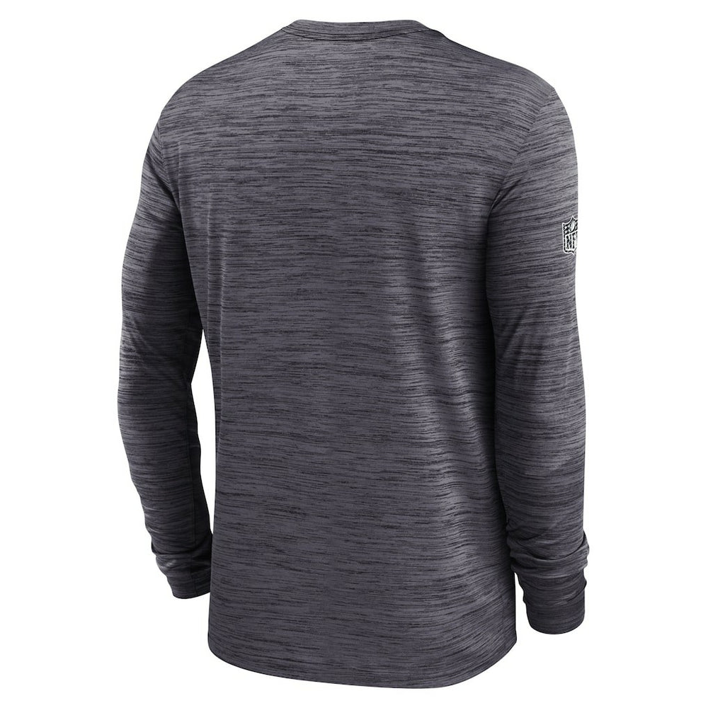 Las Vegas Raiders Sideline Velocity Dri-FIT Long Sleeve T-Shirt - Black | Nike for sale