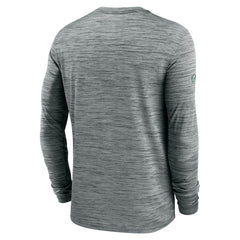 New York Jets Sideline Velocity Dri-FIT Long Sleeve T-Shirt - Gray | Nike for sale