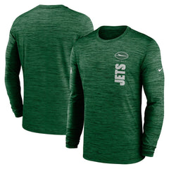 New York Jets Sideline Velocity Dri-FIT Long Sleeve T-Shirt - Green | Nike sale