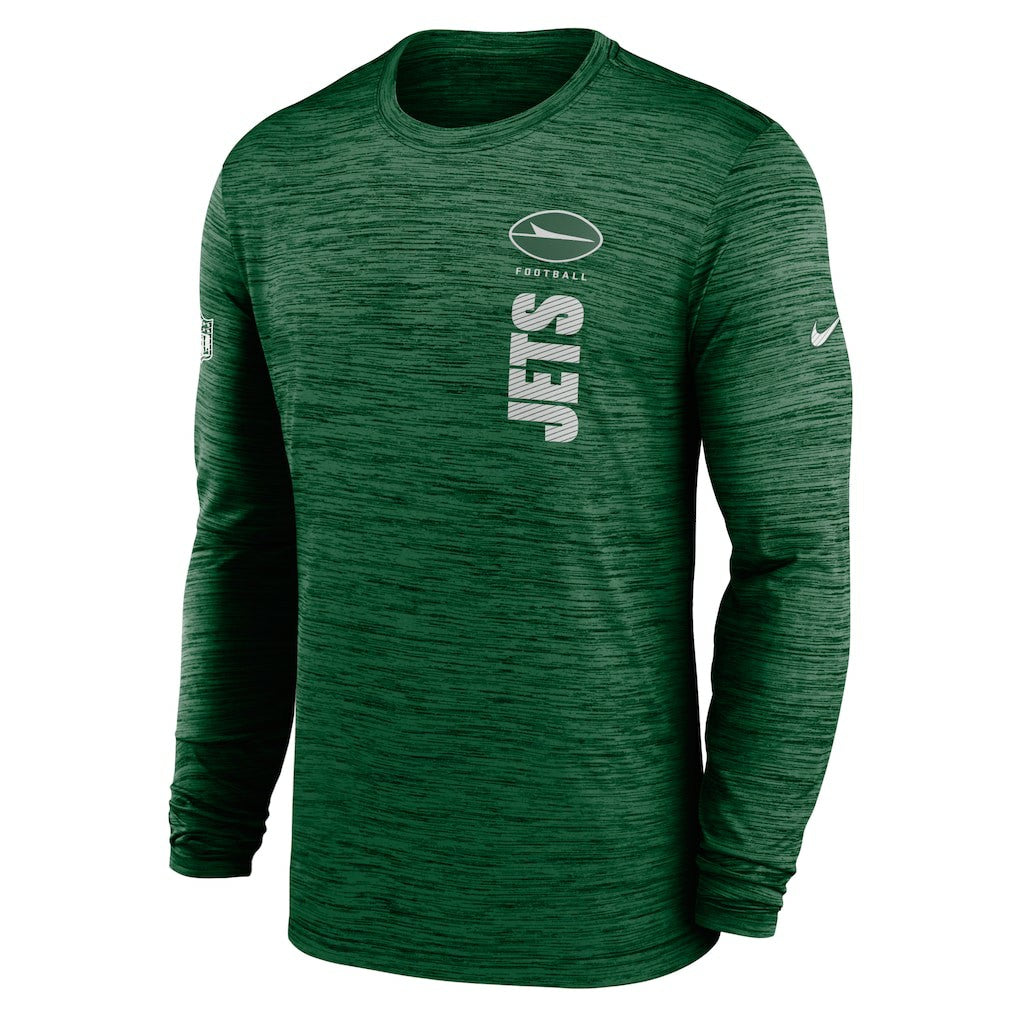 New York Jets Sideline Velocity Dri-FIT Long Sleeve T-Shirt - Green | Nike sale
