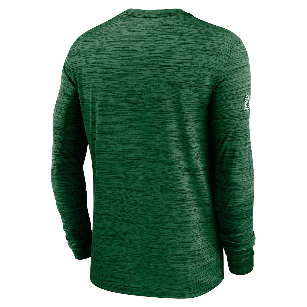 New York Jets Sideline Velocity Dri-FIT Long Sleeve T-Shirt - Green | Nike sale