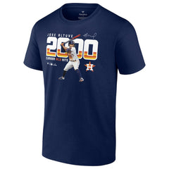 Jose Altuve Houston Astros 2,000 Career Hits T-Shirt - Navy