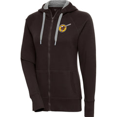 San Diego Padres Antigua Women's Cooperstown Victory Full-Zip Hoodie - Brown