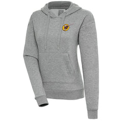 San Diego Padres Antigua Women's Cooperstown Victory Pullover Hoodie - Heather Gray