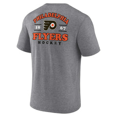 Philadelphia Flyers Winger Tri-Blend T-Shirt Heather Gray