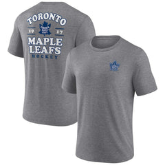 Toronto Maple Leafs Winger Tri-Blend T-Shirt Heather Gray