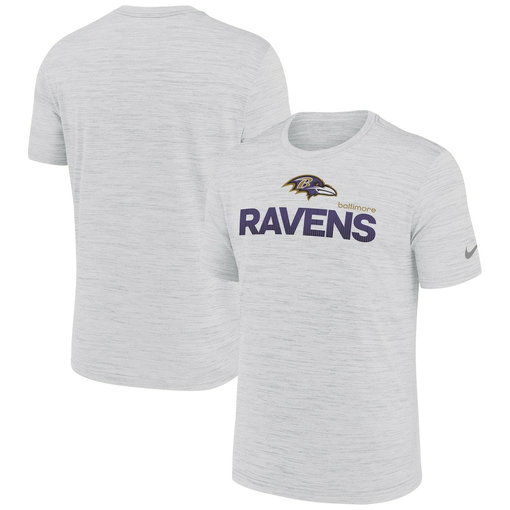 Baltimore Ravens Blitz Velocity Modern Dri-FIT T-Shirt - Ash | Nike for sale