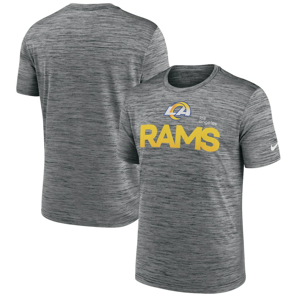 Los Angeles Rams Blitz Velocity Modern Dri-FIT T-Shirt - Anthracite | Nike for sale
