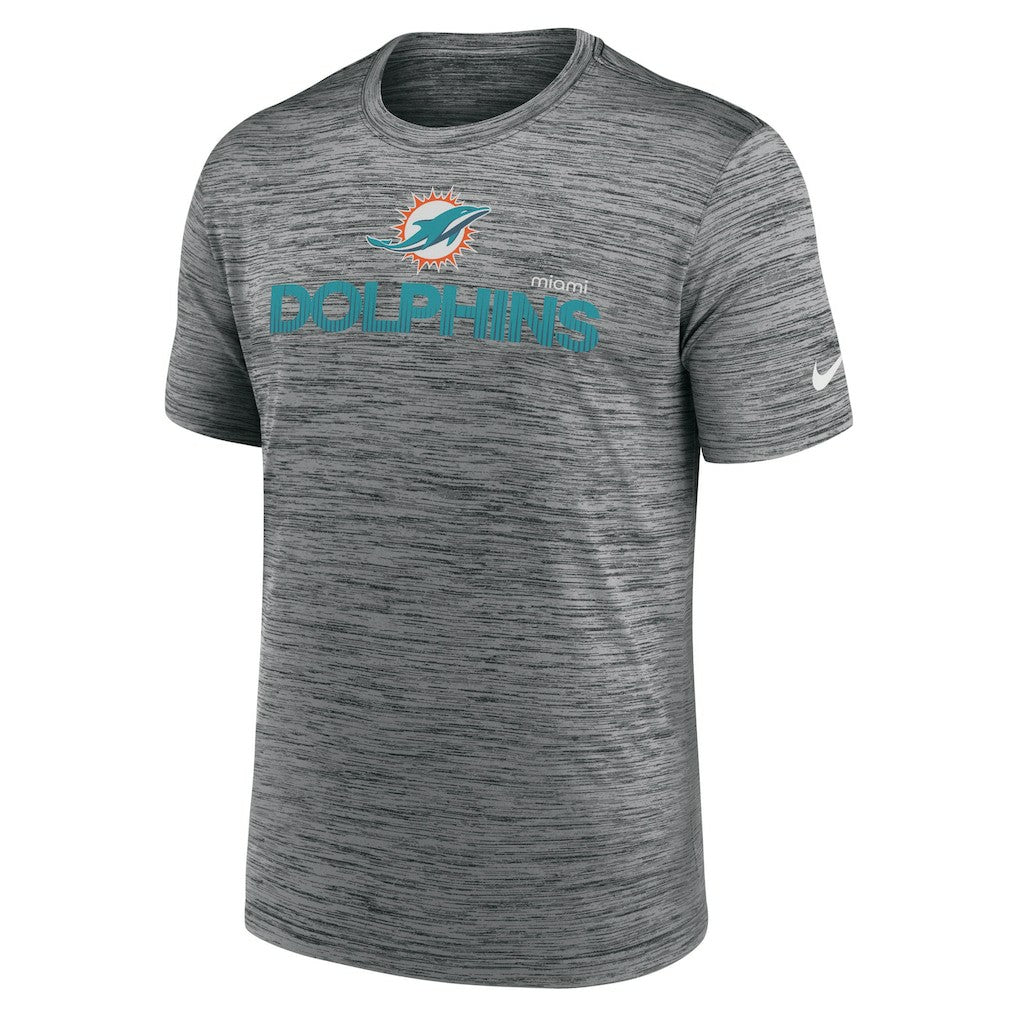 Miami Dolphins Blitz Velocity Modern Dri-FIT T-Shirt - Anthracite | Nike discount