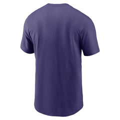 Baltimore Ravens Primetime Wordmark Essential T-Shirt - Purple | Nike on sale