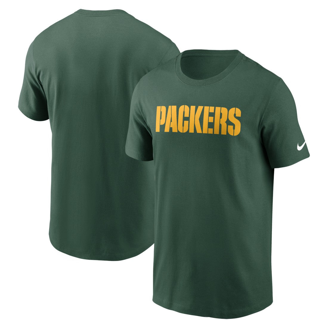 Green Bay Packers Primetime Wordmark Essential T-Shirt - Green | Nike online