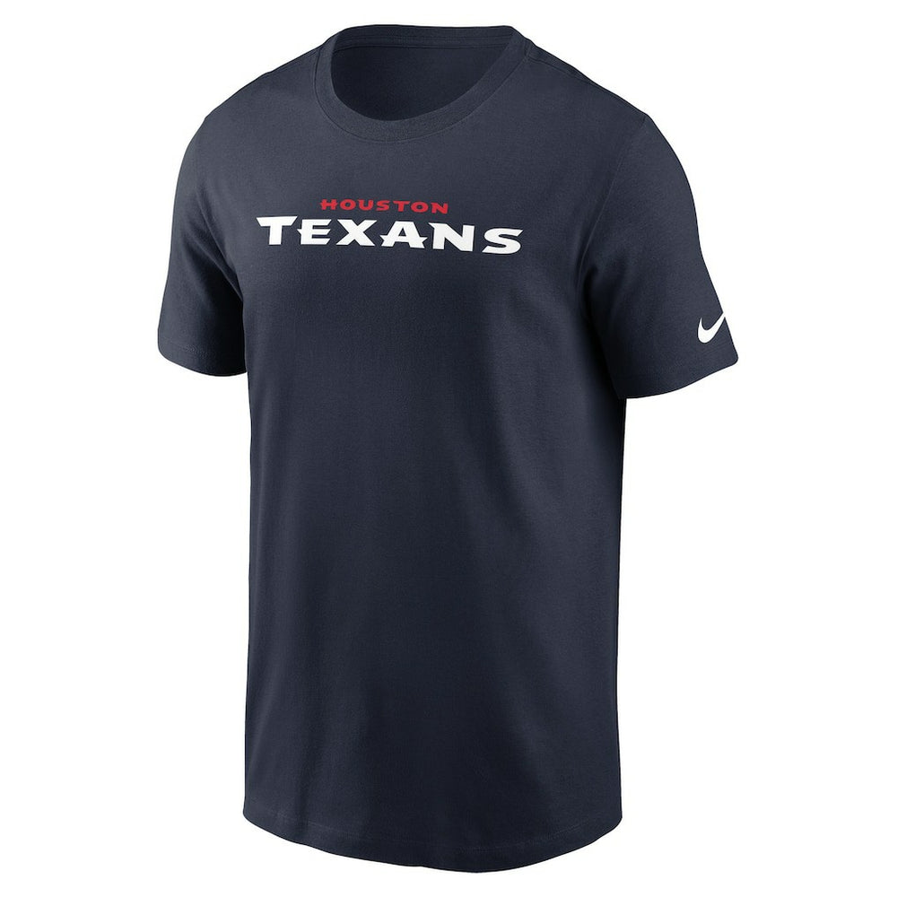 Houston Texans Wordmark Essential T-Shirt - Navy | Nike outlet