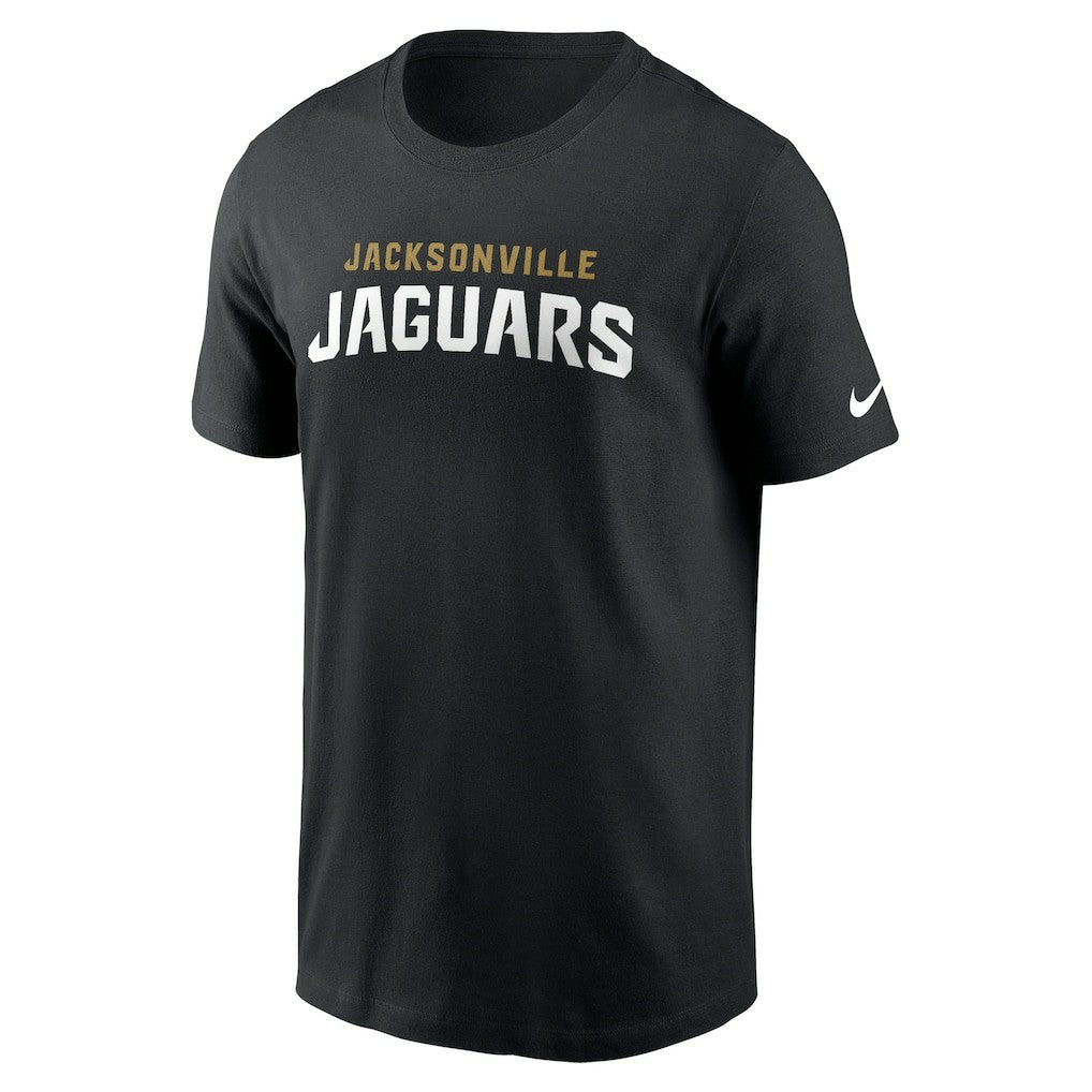 Jacksonville Jaguars Primetime Wordmark Essential T-Shirt - Black | Nike online