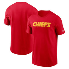 Kansas City Chiefs Primetime Wordmark Essential T-Shirt - Red | Nike cheap
