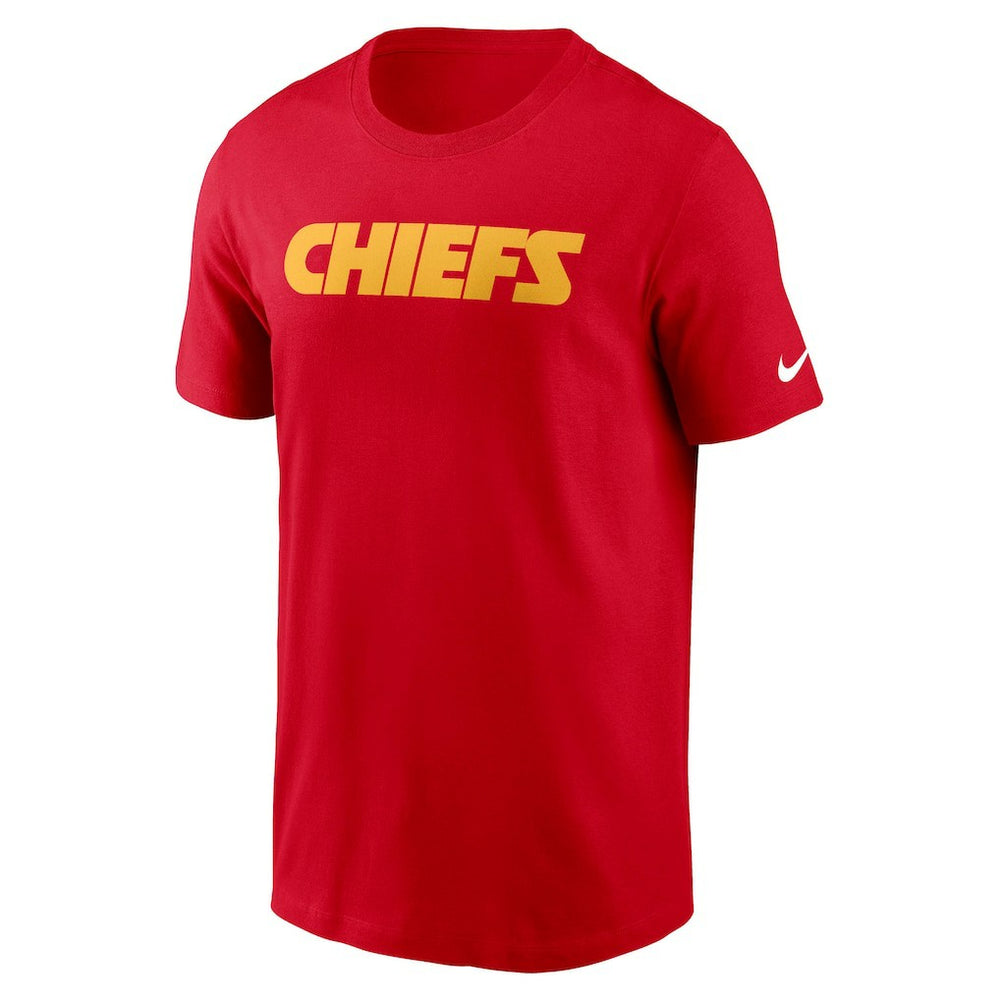 Kansas City Chiefs Primetime Wordmark Essential T-Shirt - Red | Nike cheap