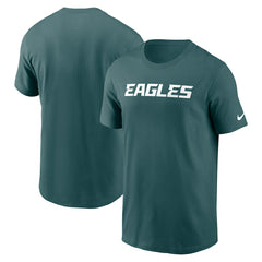 Philadelphia Eagles Primetime Wordmark Essential T-Shirt - Midnight Green | Nike outlet