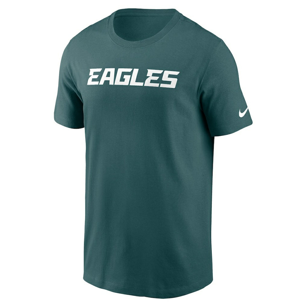 Philadelphia Eagles Primetime Wordmark Essential T-Shirt - Midnight Green | Nike outlet
