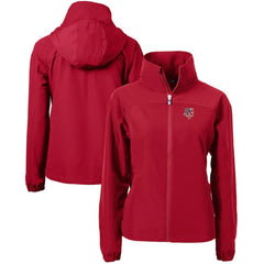 Minnesota Twins Cutter & Buck Women's Charter Eco Recycled Full-Zip Jacket - Red