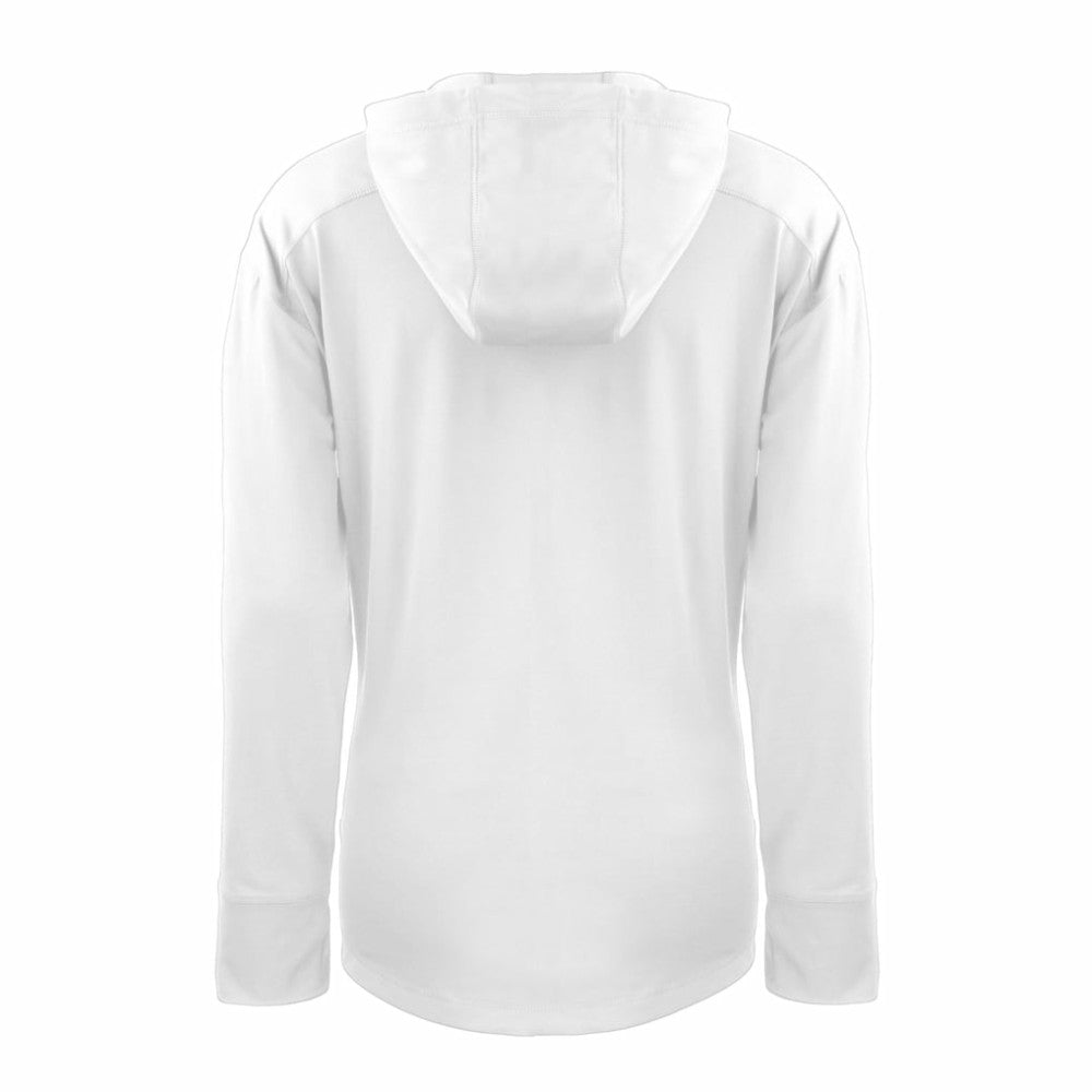 Minnesota Twins Cutter & Buck Women's Daybreak Eco Recycled Half-Zip Hoodie - White