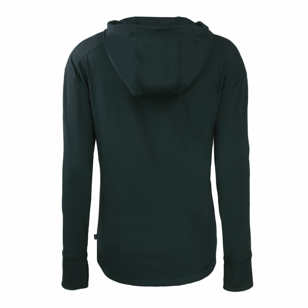 Cleveland Guardians Cutter & Buck Women's Daybreak Eco Recycled Full-Zip Hoodie - Navy